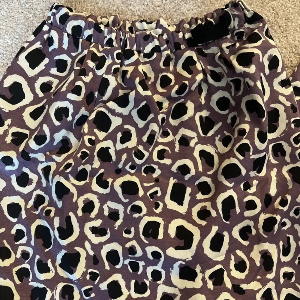Gucci girl skirt purple/black Chita silk/Lana size 8
